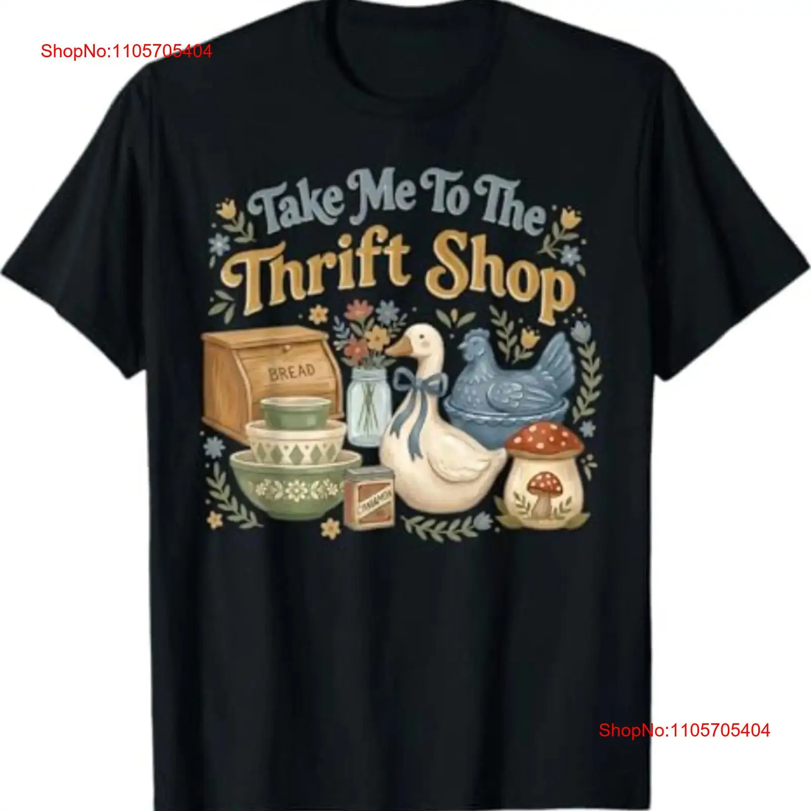 Vintage Fashion Thrift - พาฉันไปที่ร้านขายของมือสอง เสื้อยืดสไตล์วินเทจคอทเทจคอร์ แขนยาวหรือแขนสั้น ลุควินเทจ ซักแล้ว ดูเก๋เล็กน้อย