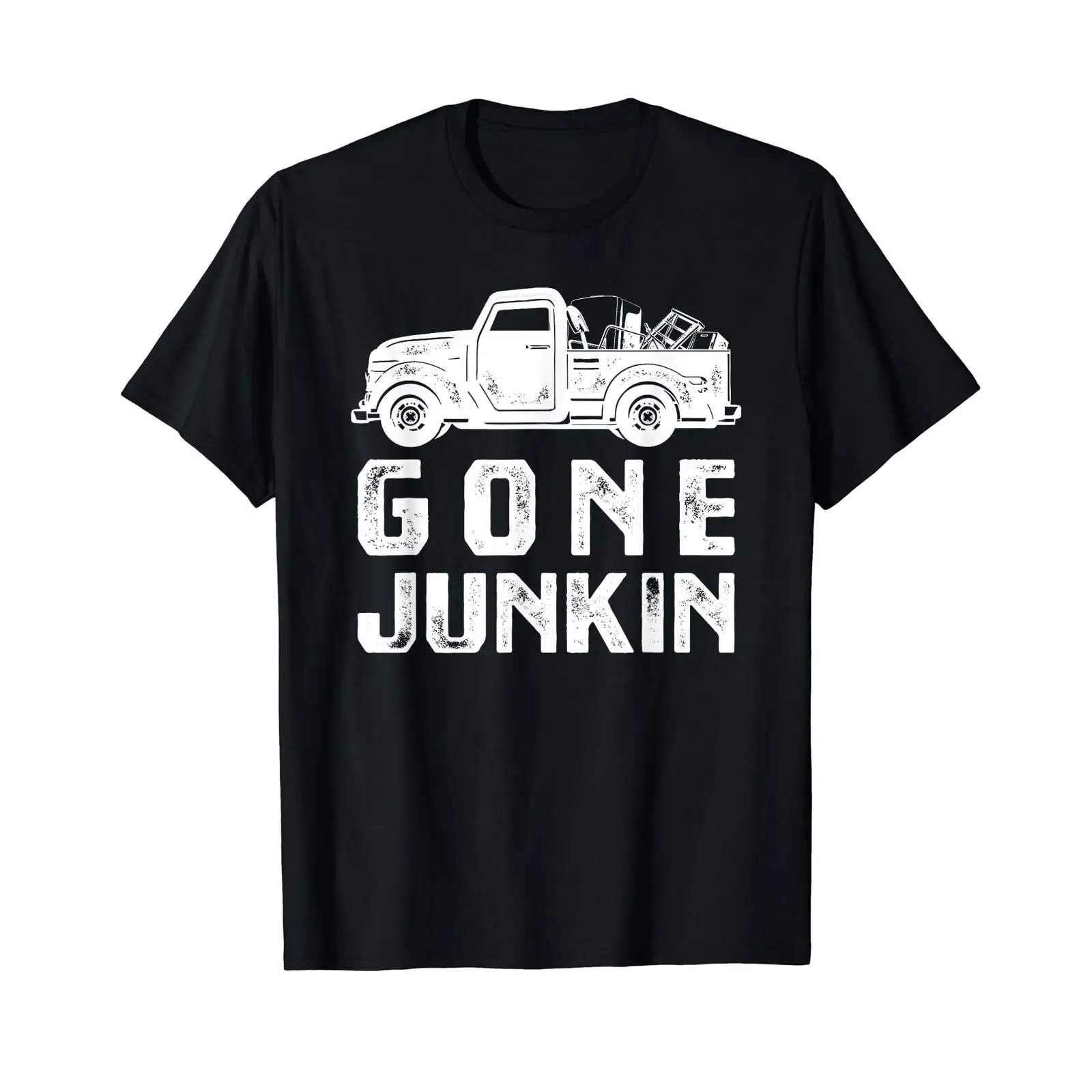 Vintage Fashion Thrift - เสื้อยืดลายตลกๆ สไตล์วินเทจ ยี่ห้อ Junker Gone Junkin