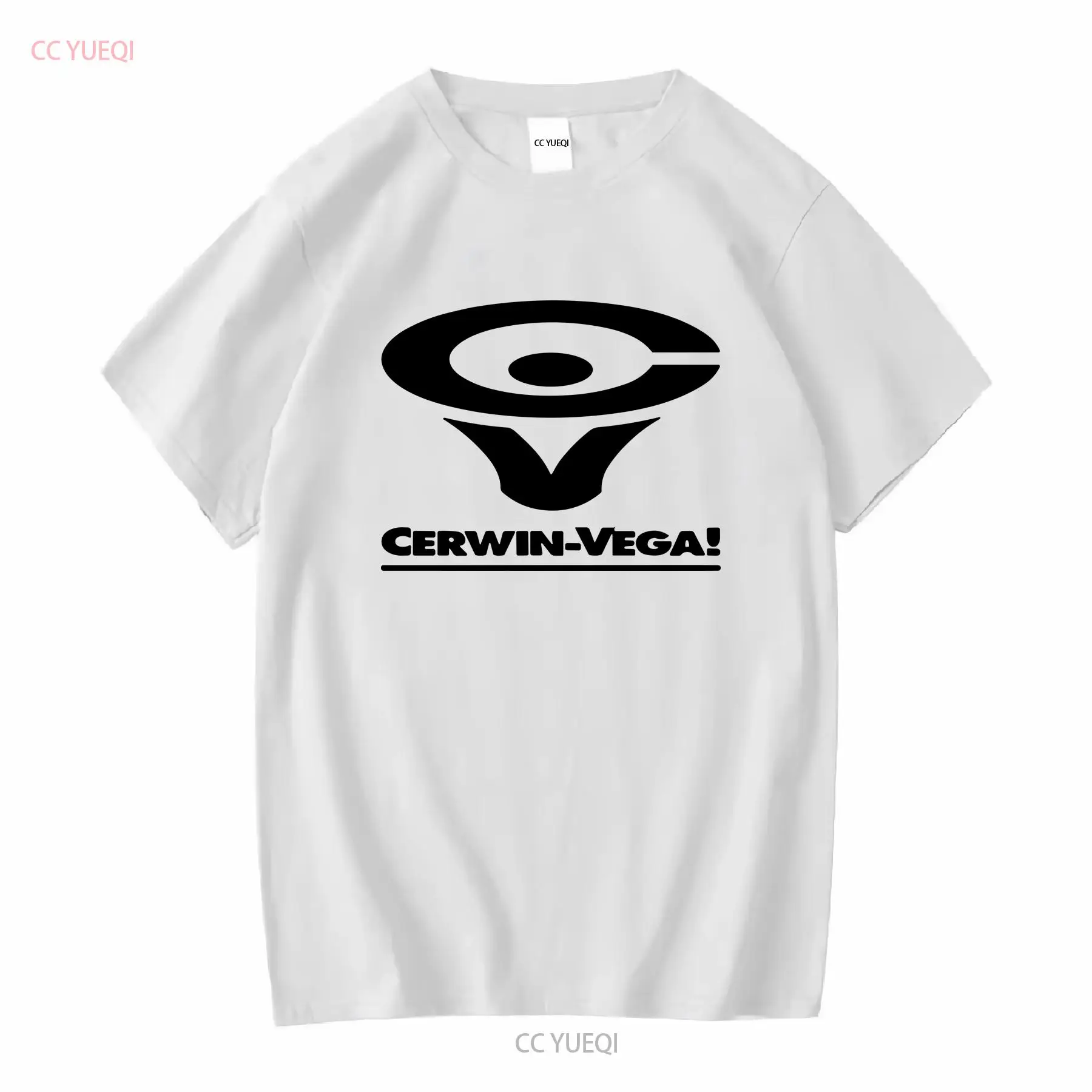 Vintage Vegas Fashion - เสื้อยืดลำลองลายซับวูฟเฟอร์ Cerwin Vega แขนยาวหรือแขนสั้น สไตล์วินเทจ ลุคแฟชั่น
