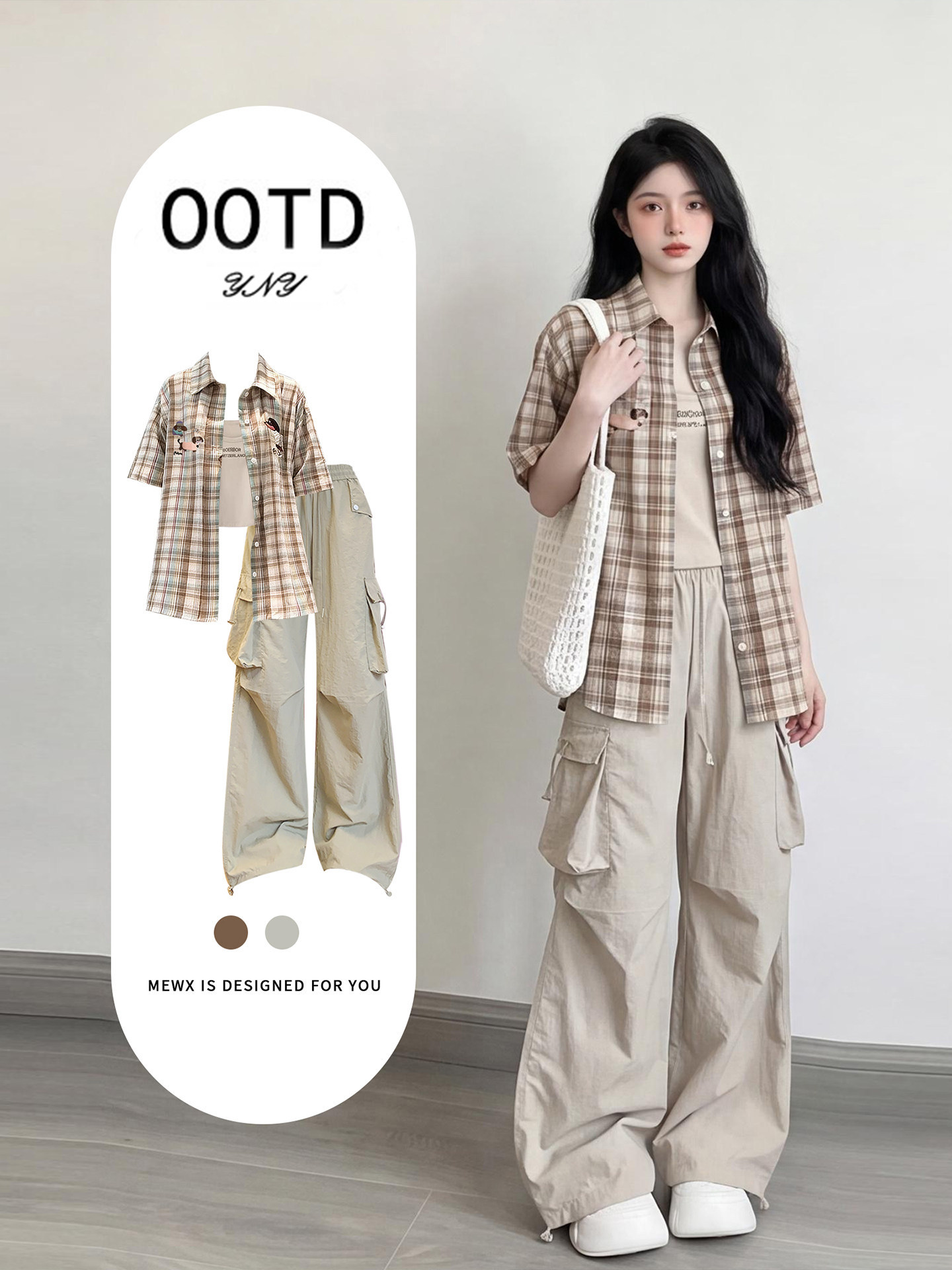 Vintage Fashion Pieces - ชุดเซ็ตสามชิ้นสำหรับผู้หญิงสไตล์วินเทจฤดูร้อน เสื้อกั๊กทรงเข้ารูป กางเกงทำงานลำลอง ดีไซน์ทันสมัย สไตล์เกาหลี ชุดลำลอง