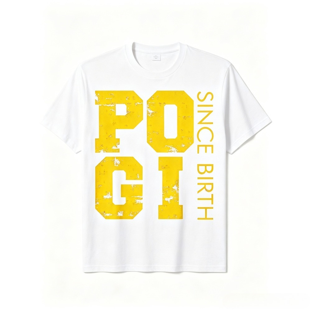 เสื้อยืด Retro Grunge PO GI Si - Vintage Fashion Font บทวิจารณ์และราคา