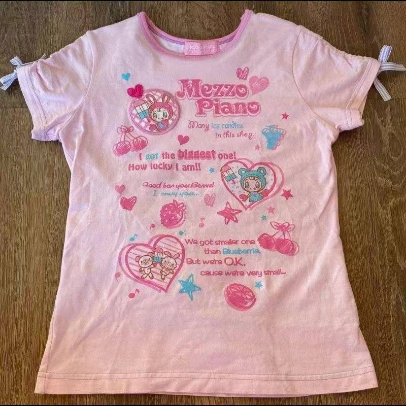 เสื้อยืดแขนสั้นสไตล์วินเทจน่าร - Vintage Style Women Fashion บทวิจารณ์และราคา