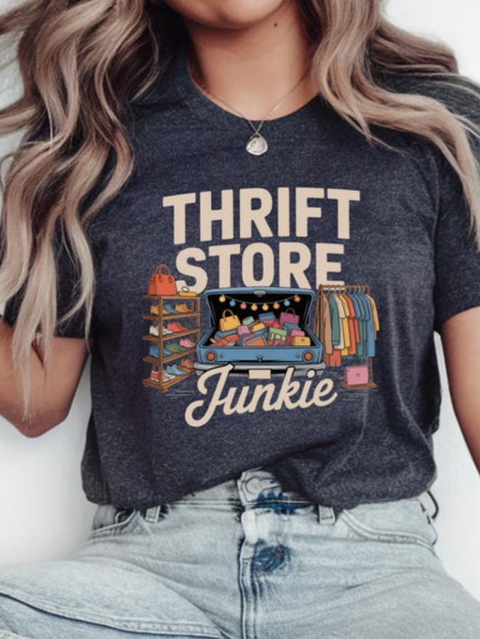 เสื้อยืดสไตล์วินเทจจากร้านขายข - Vintage Fashion Thrift บทวิจารณ์และราคา