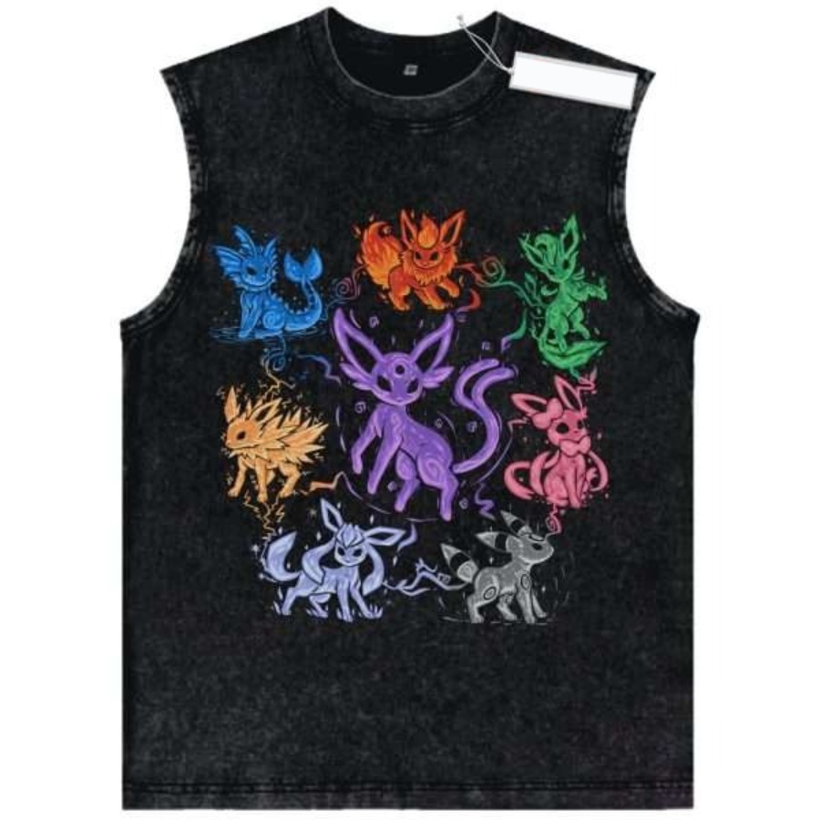 เสื้อกล้ามลายโปเกมอนสไตล์วินเท - Vintage Fashion In Japan บทวิจารณ์และราคา