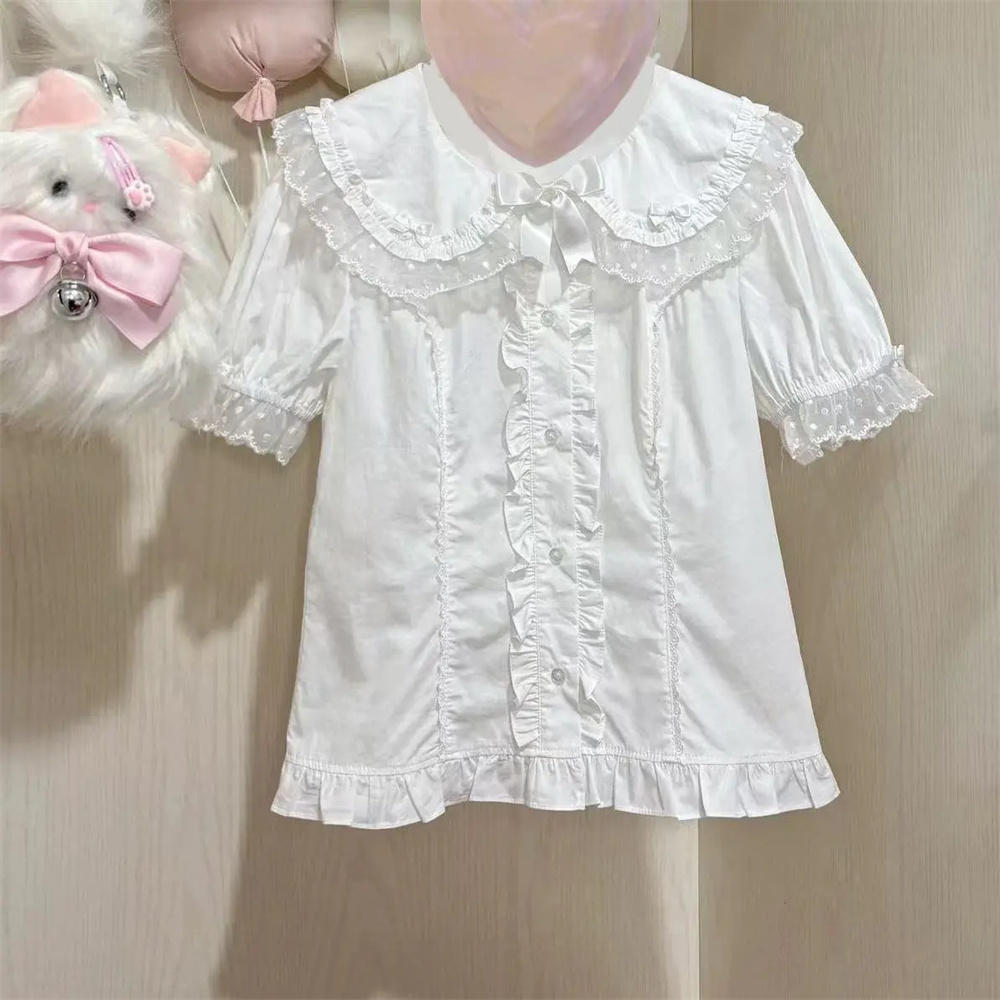 เสื้อเบลาส์ระบายสไตล์ญี่ปุ่น แ - Vintage Fashion In Japan บทวิจารณ์และราคา