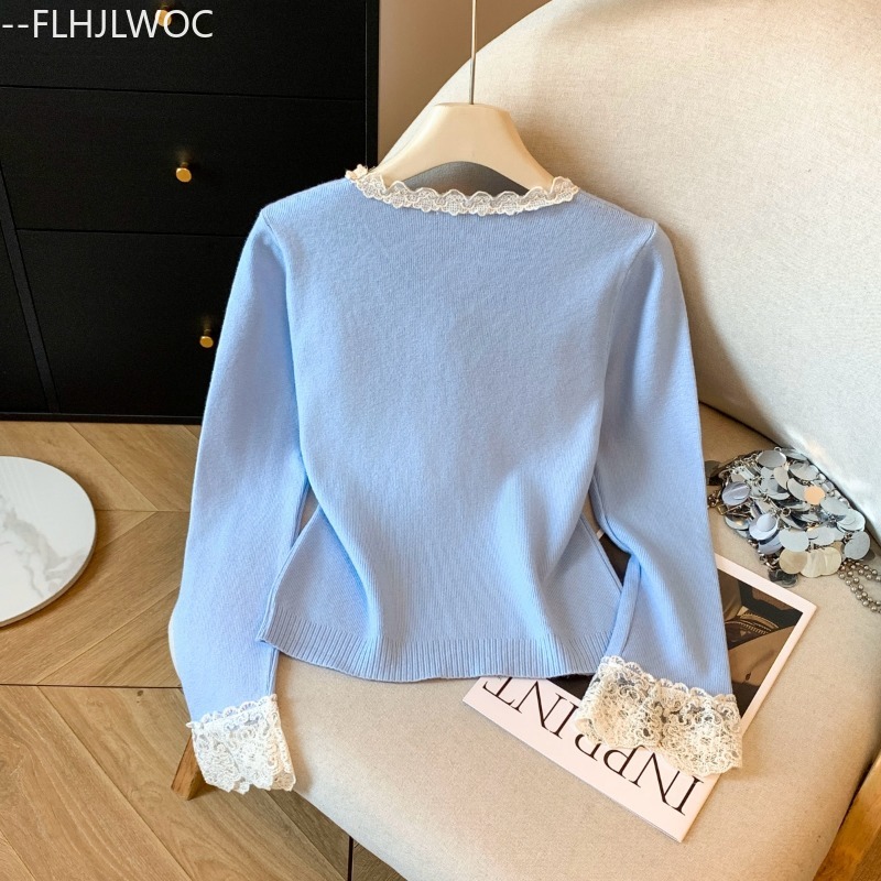 เสื้อไหมพรมถักลายลูกไม้สีขาวสไ - Vintage Fashion In Japan บทวิจารณ์และราคา