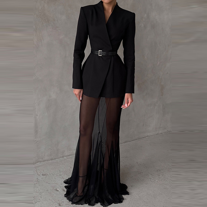 สุภาพสตรีแฟชั่นแขนยาว Blazer + - Vintage Fashion Pieces บทวิจารณ์และราคา