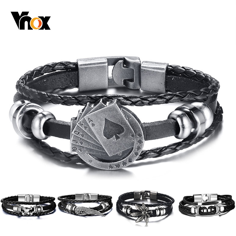 Vnox Lucky Vintage สร้อยข้อมือ - Vintage Vegas Fashion บทวิจารณ์และราคา