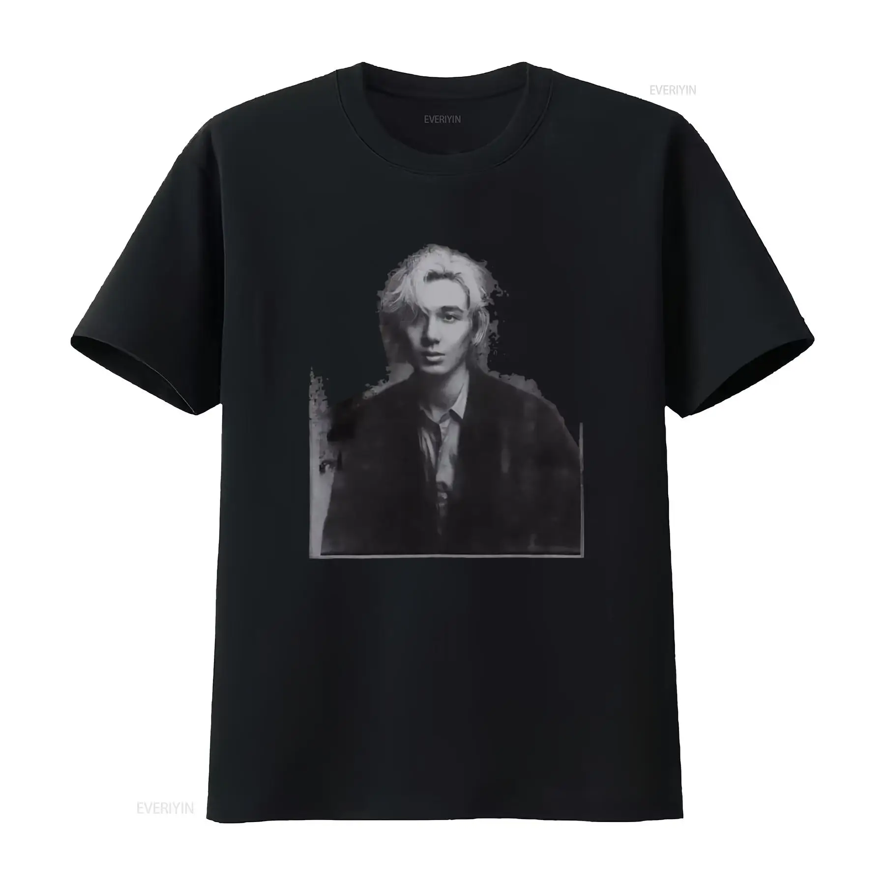 เสื้อยืดคอตตอนสีดำ Fujii Kaze  - Vintage Fashion In Japan บทวิจารณ์และราคา