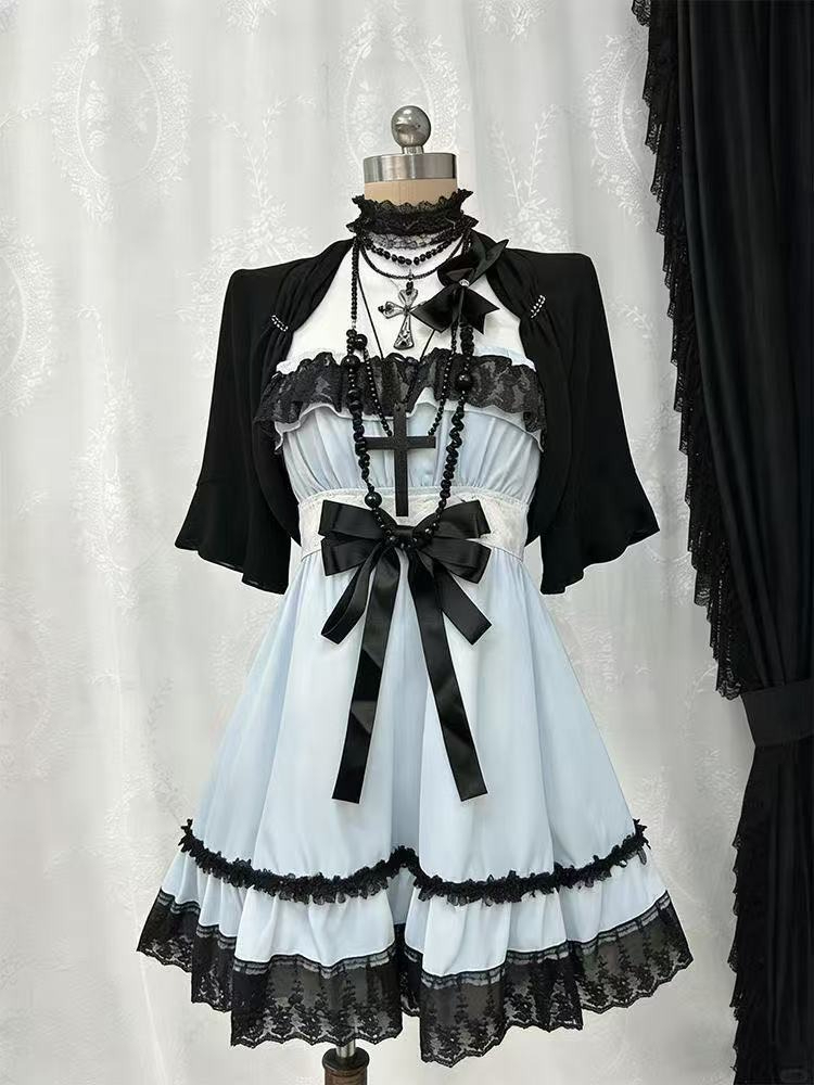 แฟชั่นโกธิคพังก์น่ารัก ชุดเซ็ต - Vintage Fashion Pieces บทวิจารณ์และราคา