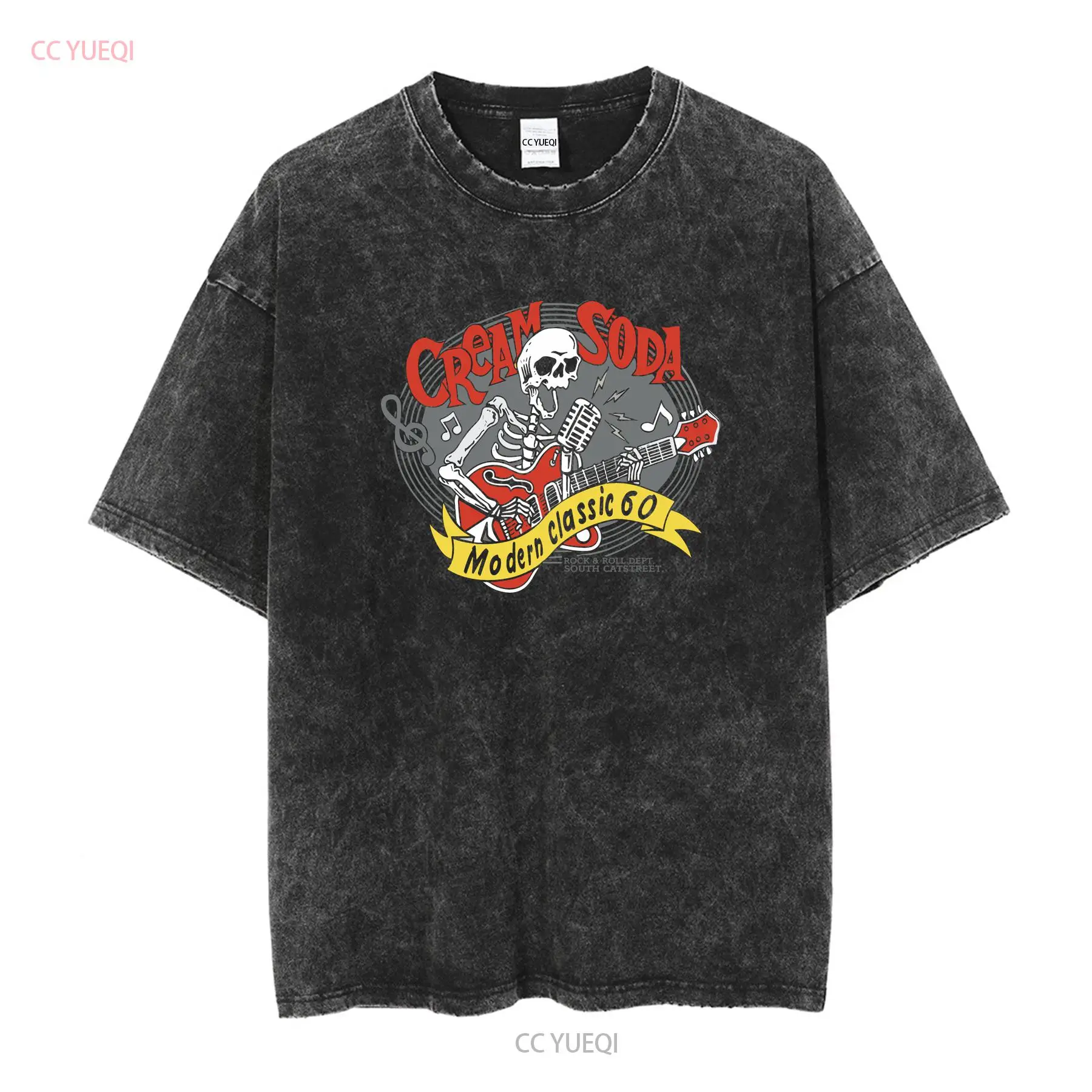 เสื้อยืดครีมโซดา ร็อคโรล แบรนด - Vintage Fashion Wear บทวิจารณ์และราคา